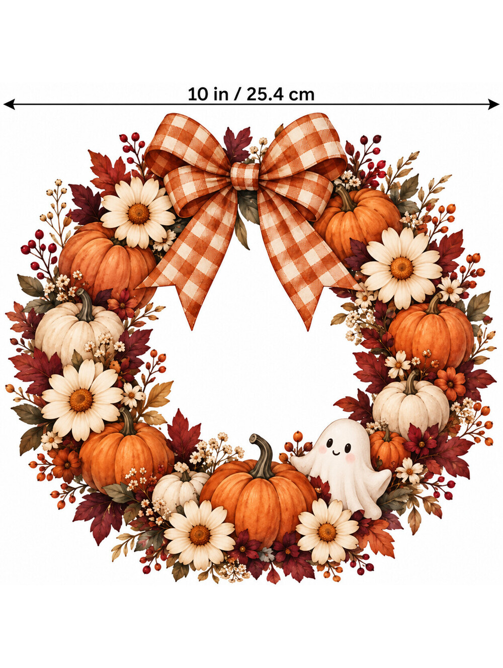 4PCS 10in Jesus Heart of Christmas DTF Heat Transfers
